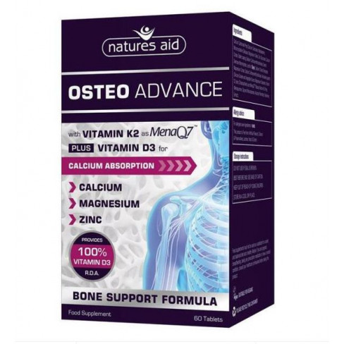 Natures aid osteo bone support tabletta 60 db